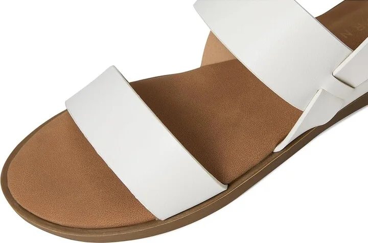 Journee Collection Lavine Women's Sandals White : 6 M, Faux Leather - Image 7
