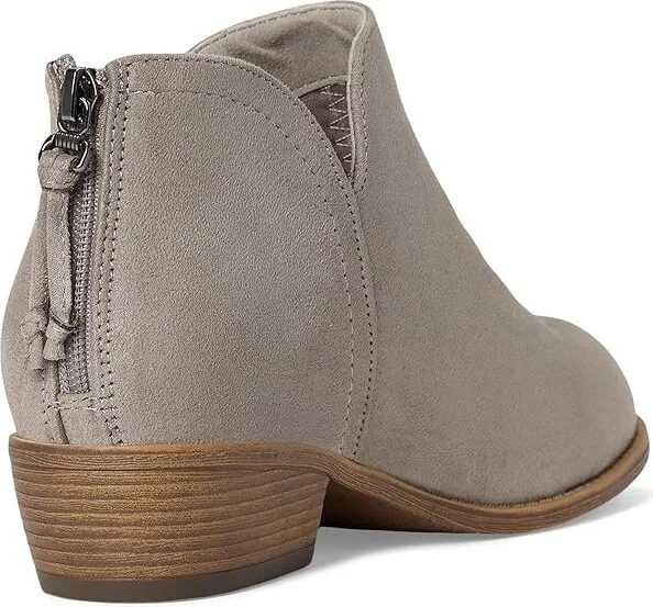 Journee Collection Livvy Bootie Women's Boots Grey : 5.5 W, Suede - Image 4