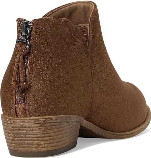 Journee Collection Livvy Bootie Women's Boots Taupe : 8 W, Suede - Image 4