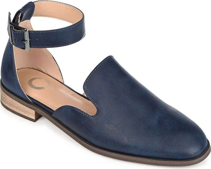Navy Faux Leather