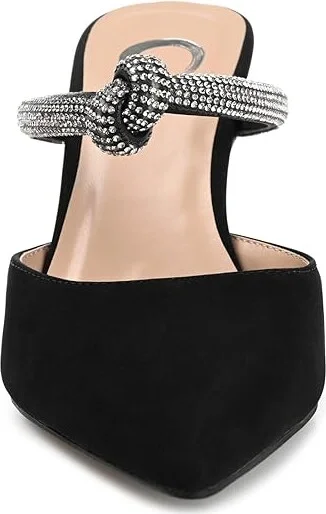 Journee Collection Lunna High Women's Heels Black : 8.5 M, Synthetic - Image 5