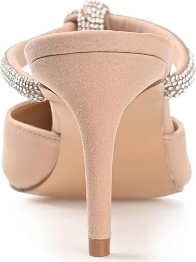 Journee Collection Lunna High Women's Heels Tan : 7 M, Synthetic - Image 4