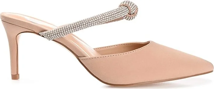 Journee Collection Lunna High Women's Heels Tan : 7 M, Synthetic - Image 7