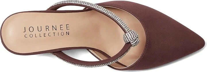Journee Collection LUNNA High Women's Heels Wine : 9.5 M - Image 2