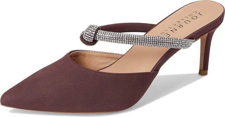 Journee Collection LUNNA High Women's Heels Wine : 9.5 M - Image 5