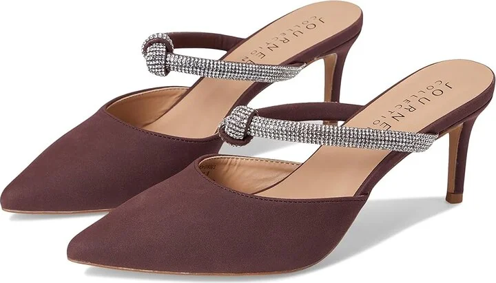 Journee Collection LUNNA High Women's Heels Wine : 9.5 M