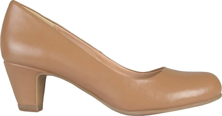 Journee Collection LUU-M Women's Shoes Chestnut : 10 M, Synthetic - Image 7