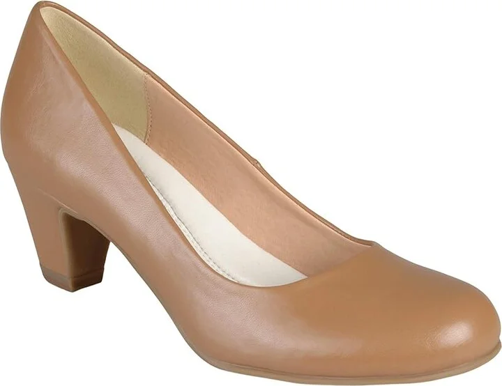 Journee Collection LUU-M Women's Shoes Chestnut : 10 M, Synthetic