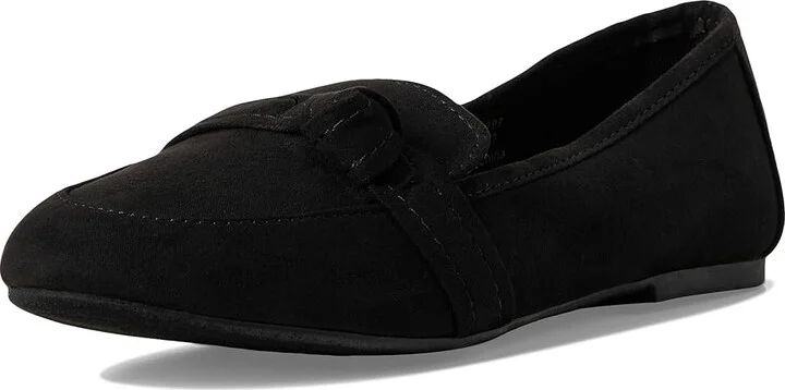 Journee Collection Marci Flat Women's Dress Flat Shoes Black : 8.5 W, Suede - Image 5