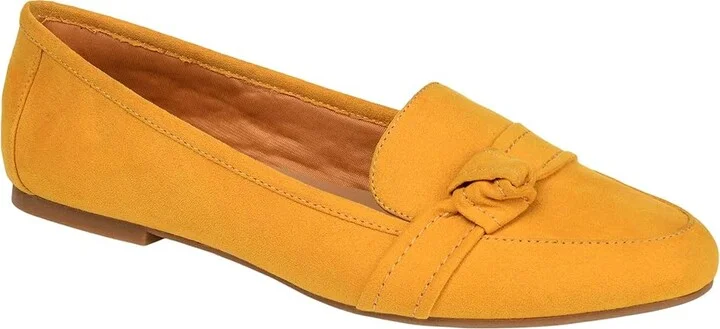 Journee Collection Marci Flat Women's Dress Flat Shoes Black : 8.5 W, Suede