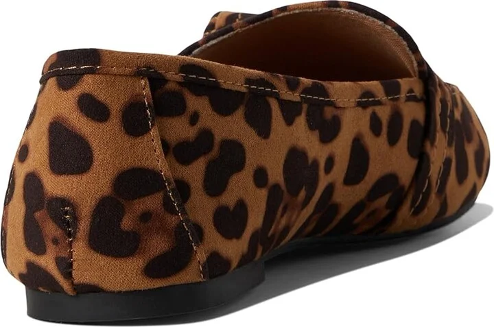Journee Collection Marci Flat Women's Dress Flat Shoes Leopard : 8 W, Suede - Image 4