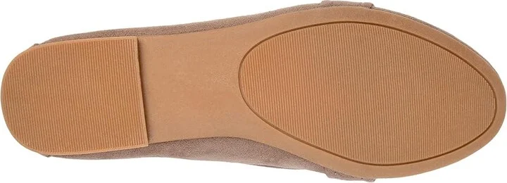Journee Collection Marci Flat Women's Shoes Taupe : 8.5 W, Synthetic - Image 3