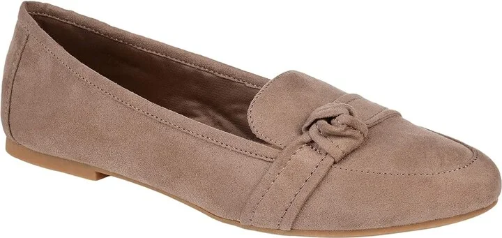Journee Collection Marci Flat Women's Shoes Taupe : 8.5 W, Synthetic