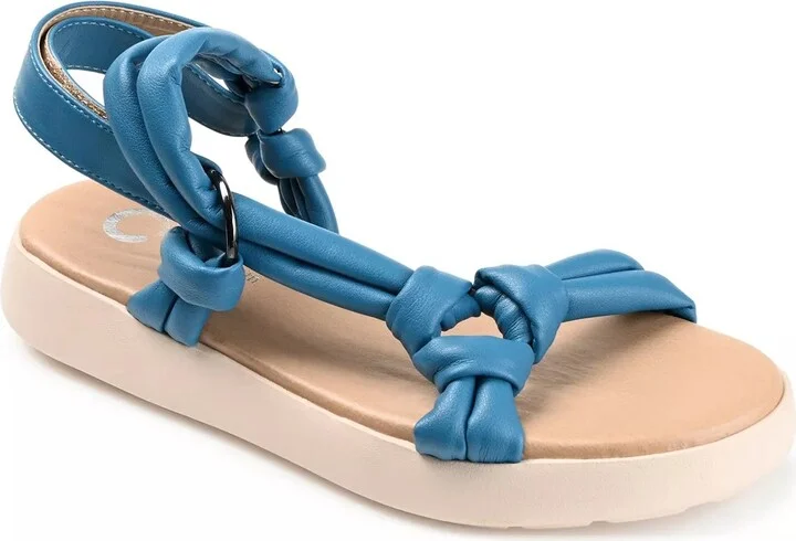 Journee Collection Marri Platform Sandal