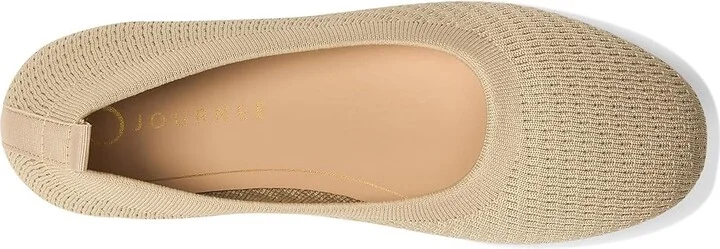 Journee Collection Maryann Women's Shoes Taupe : 9.5 W, Textile - Image 2