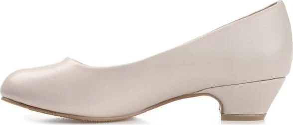 Journee Collection Medium and Narrow Width Women's Comfort Saar Pump Light Blue NW - Image 3