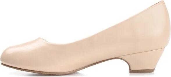 Journee Collection Medium and Narrow Width Women's Comfort Saar Pump Light Blue NW - Image 6