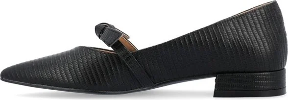 Journee Collection Medium and Wide Width Women's Cait Flats Grey 8.5WD - Image 4