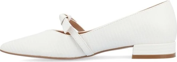 Journee Collection Medium and Wide Width Women's Cait Flats Grey 8.5WD - Image 6