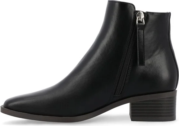 Journee Collection Medium and Wide Width Women's Cappri Booties Black - Image 2