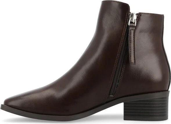 Journee Collection Medium and Wide Width Women's Cappri Booties Black - Image 7
