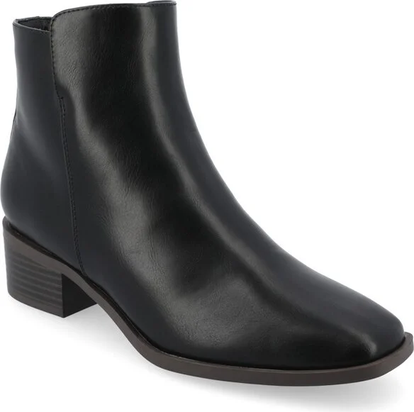 Journee Collection Medium and Wide Width Women's Cappri Booties Black