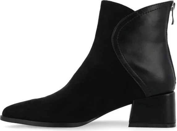 Journee Collection Medium and Wide Width Women's Consuello Booties Black - Image 2