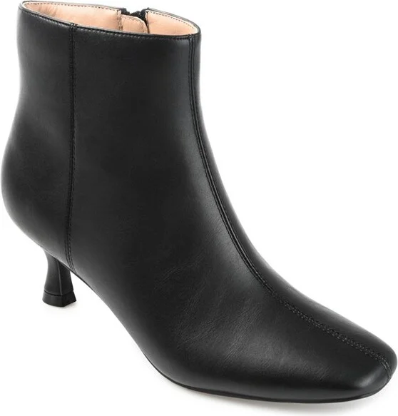 Journee Collection Medium and Wide Width Women's Kelssa Bootie Black 6.5WD