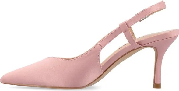 Journee Collection Medium and Wide Width Women's Knightly Pump Brown 8.5WD - Image 4