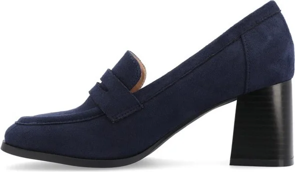 Journee Collection Medium and Wide Width Women's Malleah Pumps Patent/Black - Image 4