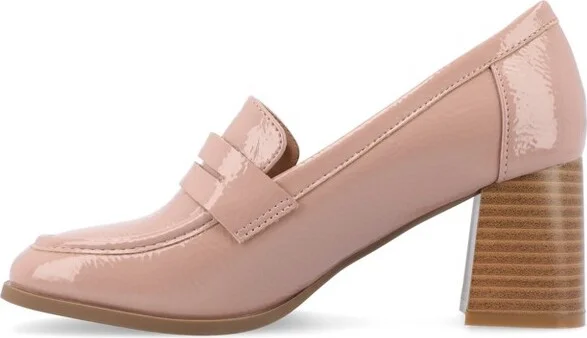 Journee Collection Medium and Wide Width Women's Malleah Pumps Patent/Black - Image 8