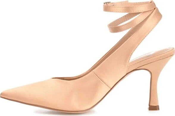 Journee Collection Medium and Wide Width Women's Marcella Pump Wine 6.5WD - Image 3