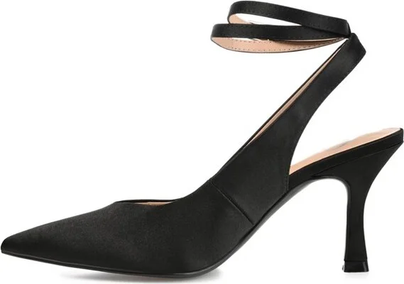 Journee Collection Medium and Wide Width Women's Marcella Pump Wine 6.5WD - Image 6