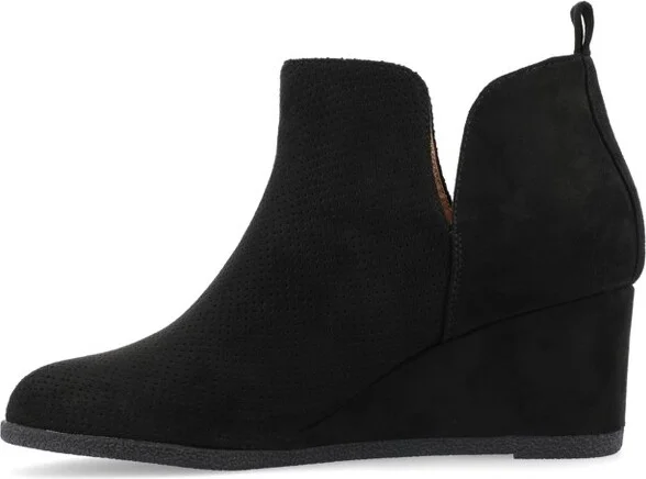 Journee Collection Medium and Wide Width Women's Mylee Bootie Grey 11WD - Image 3