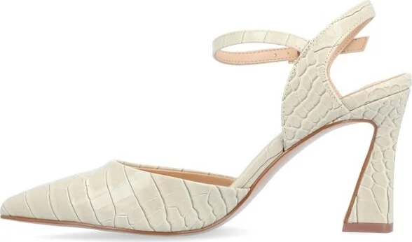 Journee Collection Medium and Wide Width Women's Nixey Pump Grey 7.5WD - Image 5