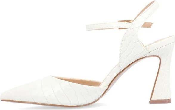 Journee Collection Medium and Wide Width Women's Nixey Pump Grey 7.5WD - Image 10