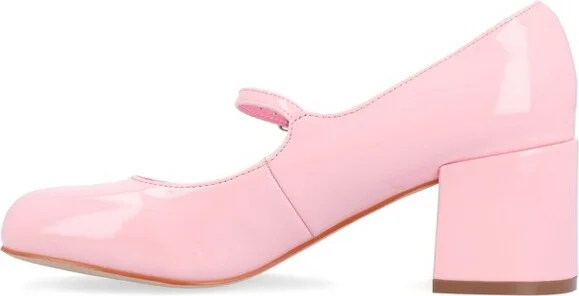 Journee Collection Medium and Wide Width Women's Okenna Pumps Nude 7.5WD - Image 5