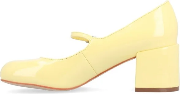 Journee Collection Medium and Wide Width Women's Okenna Pumps Nude 7.5WD - Image 7