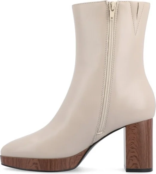 Journee Collection Medium and Wide Width Women's Romer Booties Black 9WD - Image 3