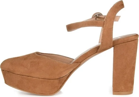 Journee Collection Medium and Wide Width Women's Roslynn Pump Leopard 8.5WD - Image 3