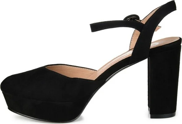 Journee Collection Medium and Wide Width Women's Roslynn Pump Leopard 8.5WD - Image 4