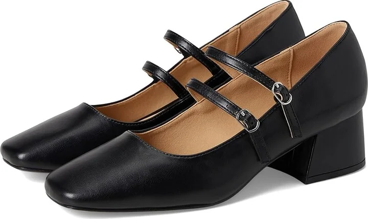 Journee Collection Nally Women's Shoes Black : 9.5 M, Faux Leather