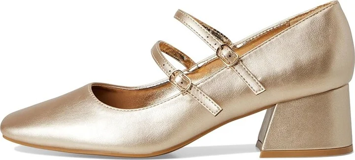 Journee Collection Nally Women's Shoes Gold : 8 M, Faux Leather - Image 6