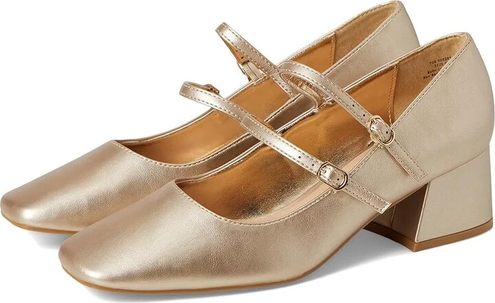 Journee Collection Nally Women's Shoes Gold : 8 M, Faux Leather