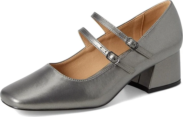 Journee Collection Nally Women's Shoes Pewter : 7 M, Faux Leather - Image 5