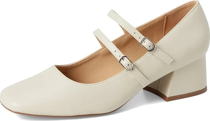 Journee Collection Nally Women's Shoes White : 8.5 M, Faux Leather - Image 5