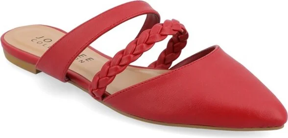 Journee Collection Narrow Width Women's Olivea Mule Red NW