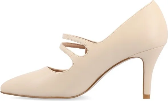 Journee Collection Narrow Width Women's Sidney Pump Coral NW - Image 3