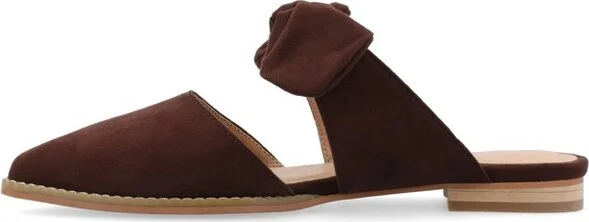 Journee Collection Narrow Width Women's Telulah Mules Mustard NW - Image 5