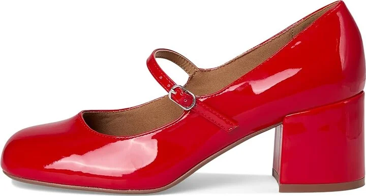 Journee Collection Okenna Women's Shoes Red : 12 W, Faux Leather - Image 6